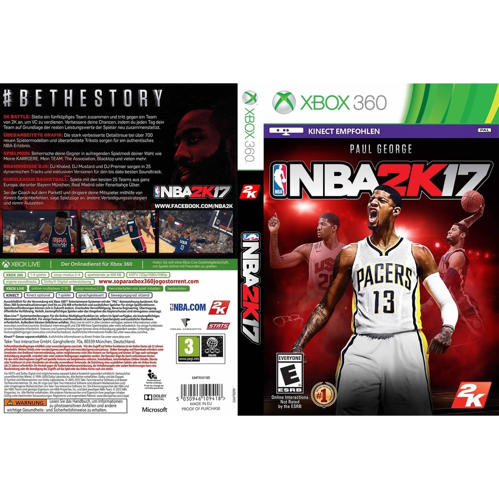 Jogo De Basquete Xbox 360