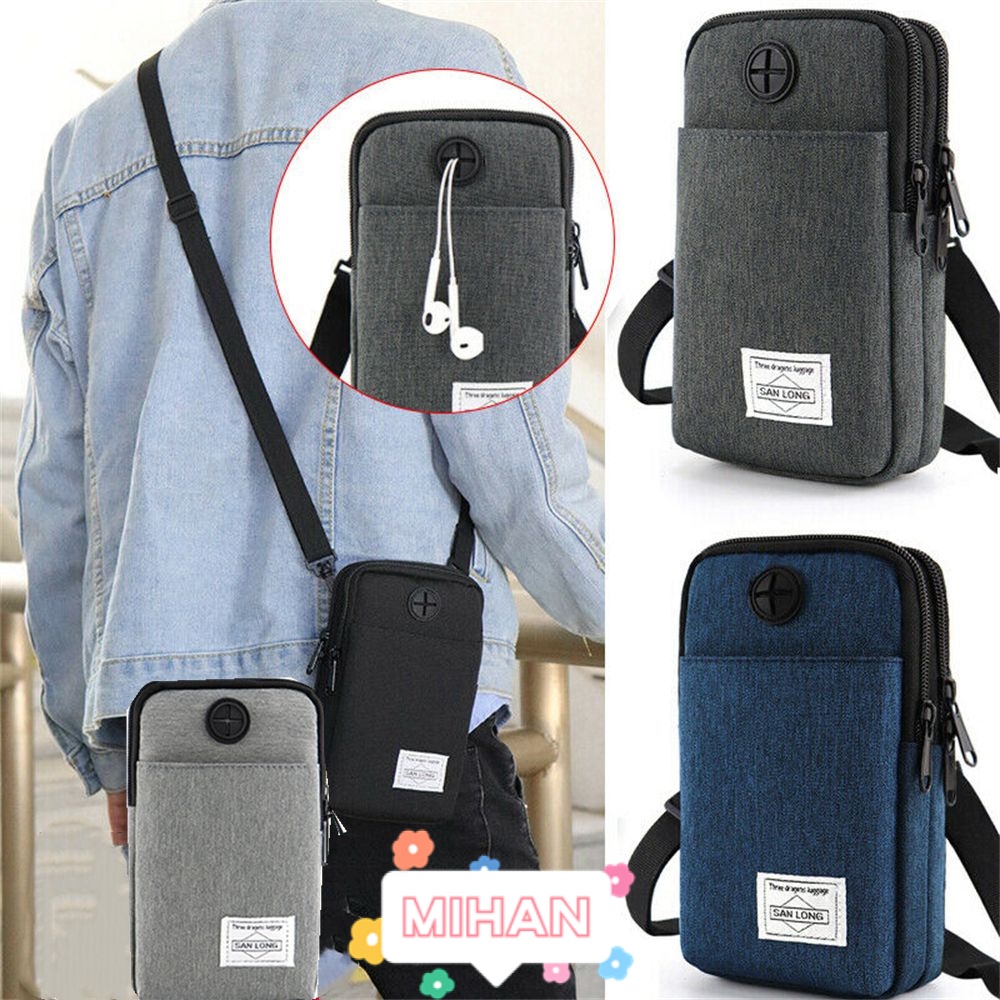 MH-BEAUTY Bolsa Mensageiro Masculina De Grande Capacidade Viagem Utilitária Lateral De Trabalho De Mão De Ombro