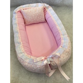 Ninho para bebe floral com rose