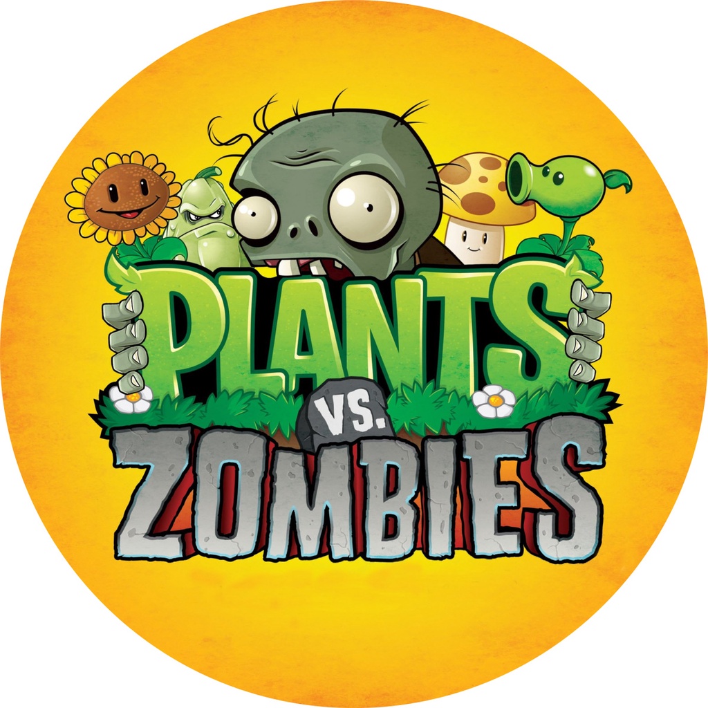Painel Redondo - Plants vs Zombies - Sublimado 3D - Sublitex, painéis  sublimados