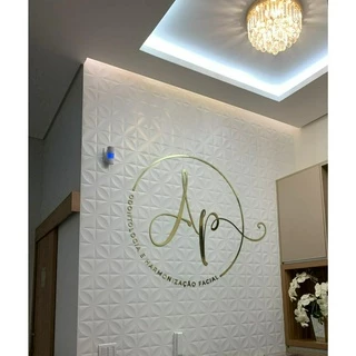 Logotipo/Letreiro em Mdf 3MM Personalizado com sua Logo! 50cm x 40cm