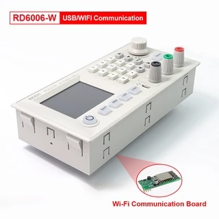 RD6006 USB WiFi DC Tensão Corrente Step-down Módulo De Fonte De Alimentação Buck Voltímetro 60V S06A RD6006 RD6006W LCD 