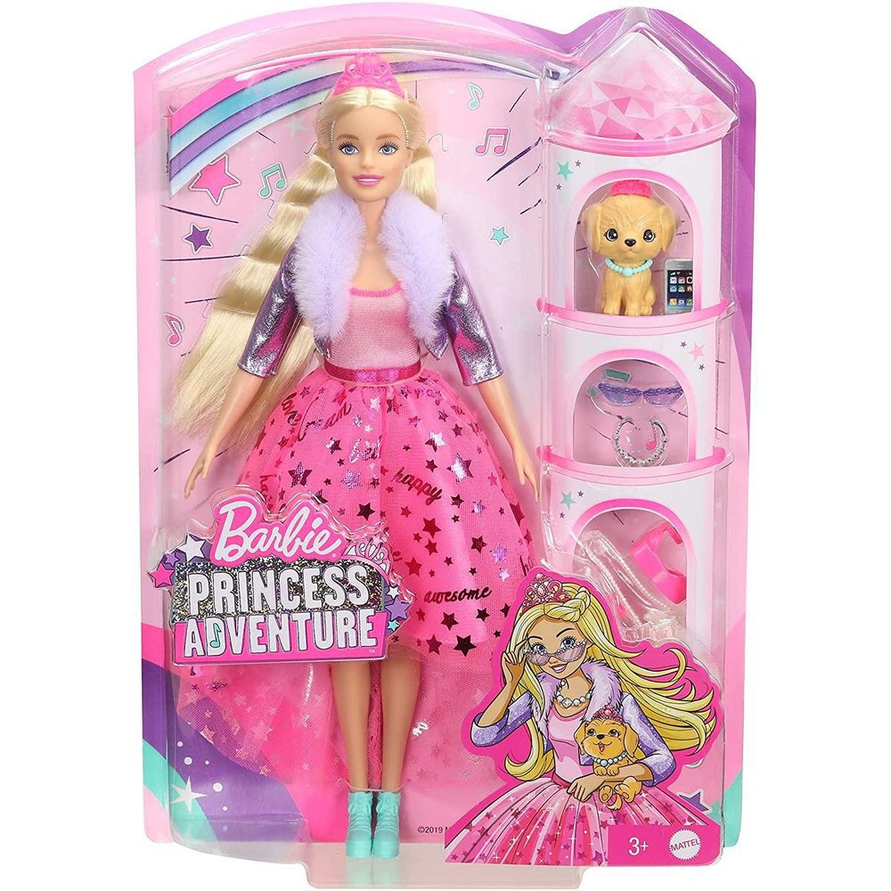 Boneca Barbie Aventura De Princesa Com Pet Mattel