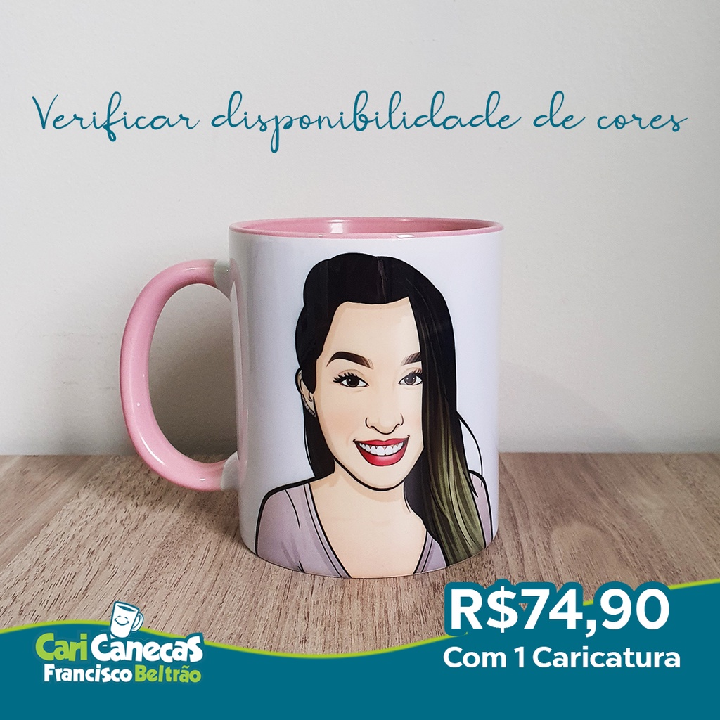 Caneca Colorida Personalizada Atacado - Arte Personalizada