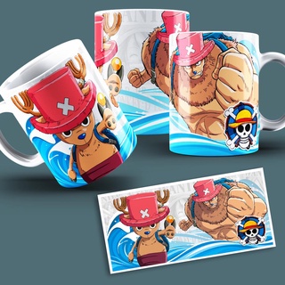 Caneca 325ml Anime One Piece Personagens Nakamas