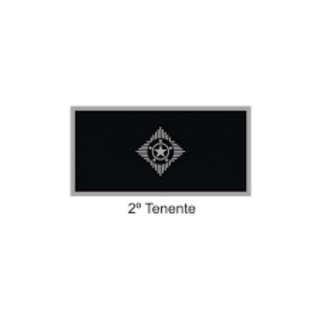 Emborrachado Patente 2° Tenente Com Veucro ( Macho e Femia )