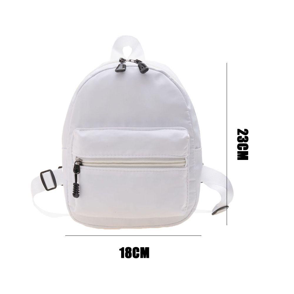 ESPOIR Mini Mochilas Tendência Nylon Moda Mochila Branca | Shopee Brasil