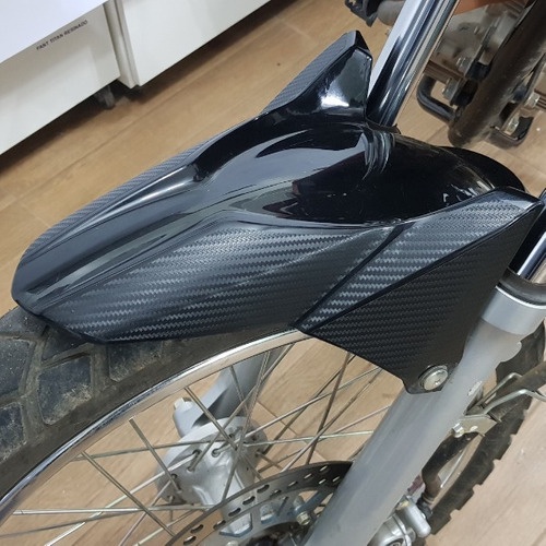 Adesivo Protetor Paralama Carbono Moto Yamaha Crosser 150 S