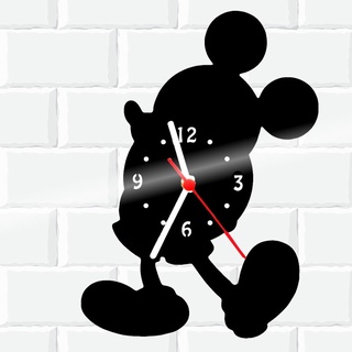 Relógio De Madeira Mdf Parede Mickey Disney 7