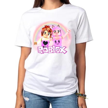 Camiseta Camisa Frente E Costas Roblox Game Jogo Kids Arte8