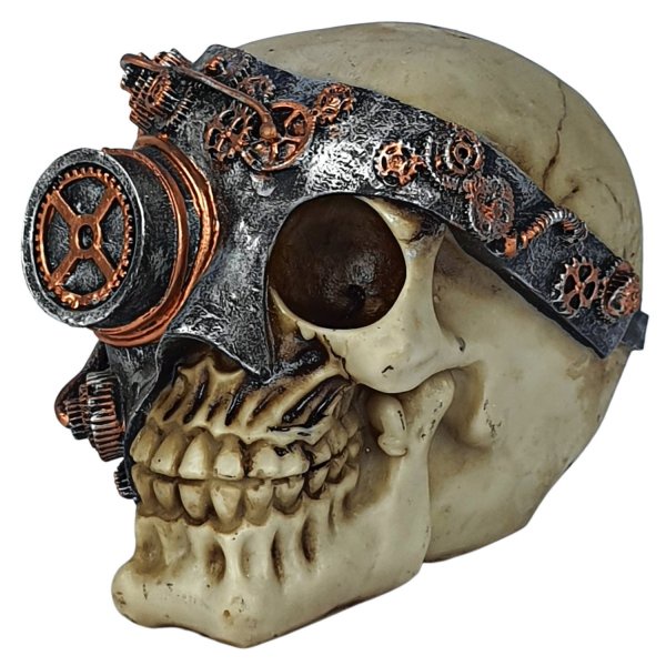 Cranio Caveira Monoculo 11cm Resina
