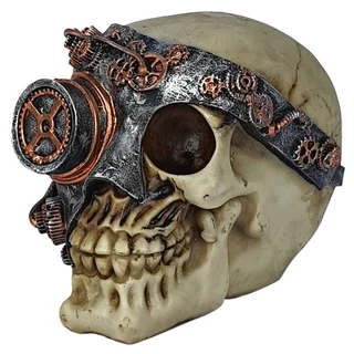 Cranio Caveira Monoculo 11cm Resina