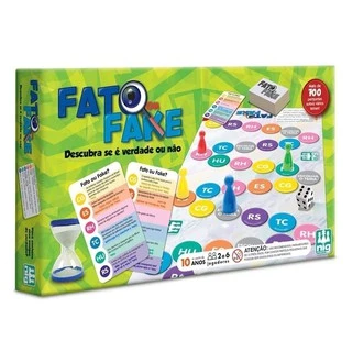 Jogo De Tabuleiro Fato Ou Fake - Nig