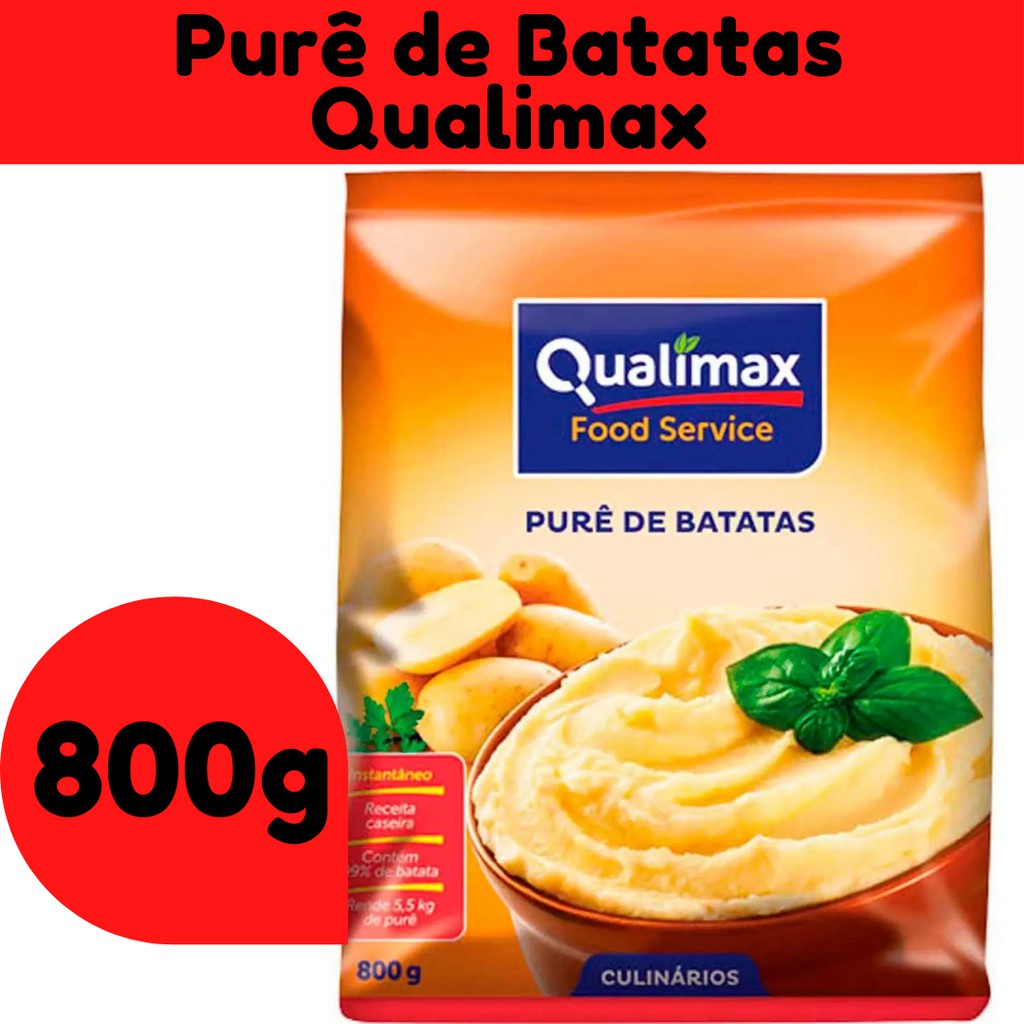 Pure De Batata Em Pó Qualimax 1kg Envio 24h
