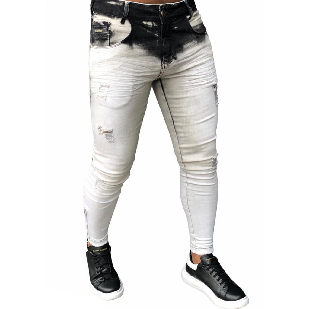 Calça jeans degrade store masculina