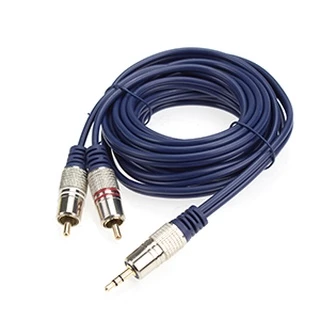 Cabo de Audio P2 ST X 2 RCA Profissional Blindado 3Mts AZ