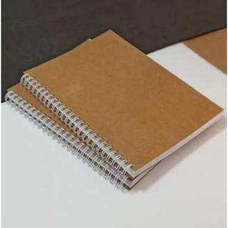 Caderno Ecológico 15 x 21 cm Espiral 80 Folhas e Capa Kraft Customizável - Art&Art| Scrapbook