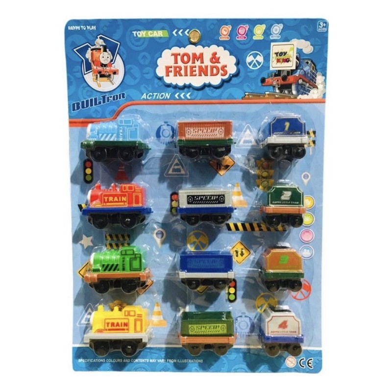 Brinquedo Kit Trens Thomas E Seus Amigos Vagões 12 Peças