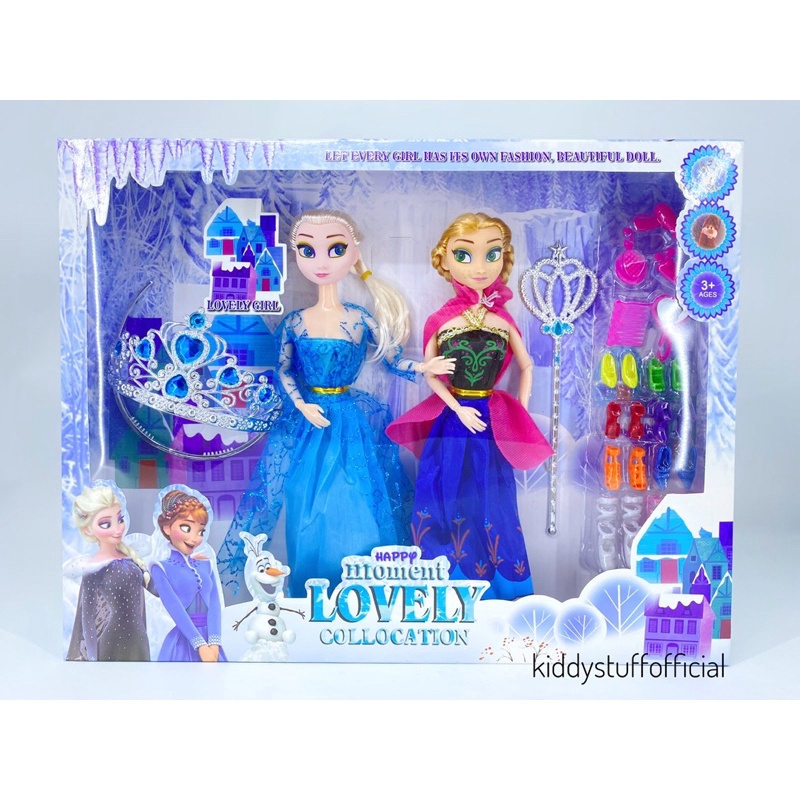 Boneca Barbie Anna Elsa Frozen Novelinha compra roupas moda loja