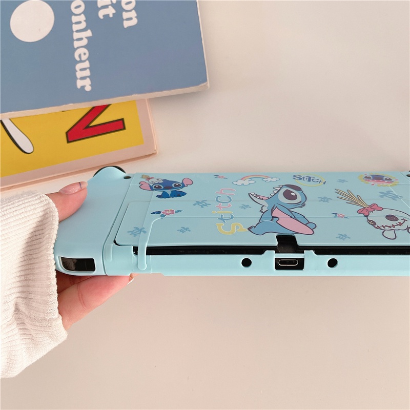 Nintendo Switch Caso OLED Moda De Rua Animação Tema Rainbow Stitch