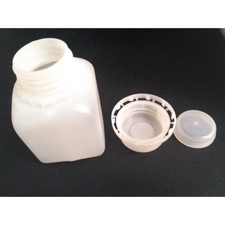 Frasco em PEAD de 250 ml Tampa, lacre e batocada