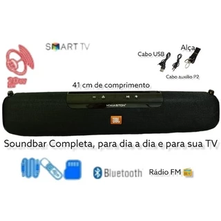 🔥Super promoção🔥 Caixa de Som Soundbar Gigante 41 cm Portátil Bluetooth Rádio FM Caixa de Som Portátil, temos tbm caixa de som da marca tomate