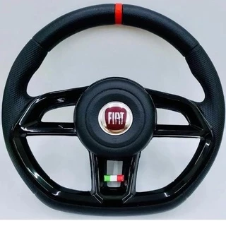 Volante Esportivo Gti Vision Preto - Fiat Uno Fire / Novo Uno Completo Para Instalação
