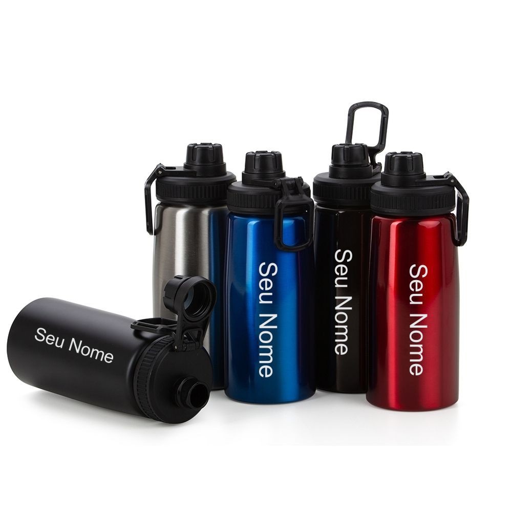 Squeeze academia personalizado seu nome 750ml