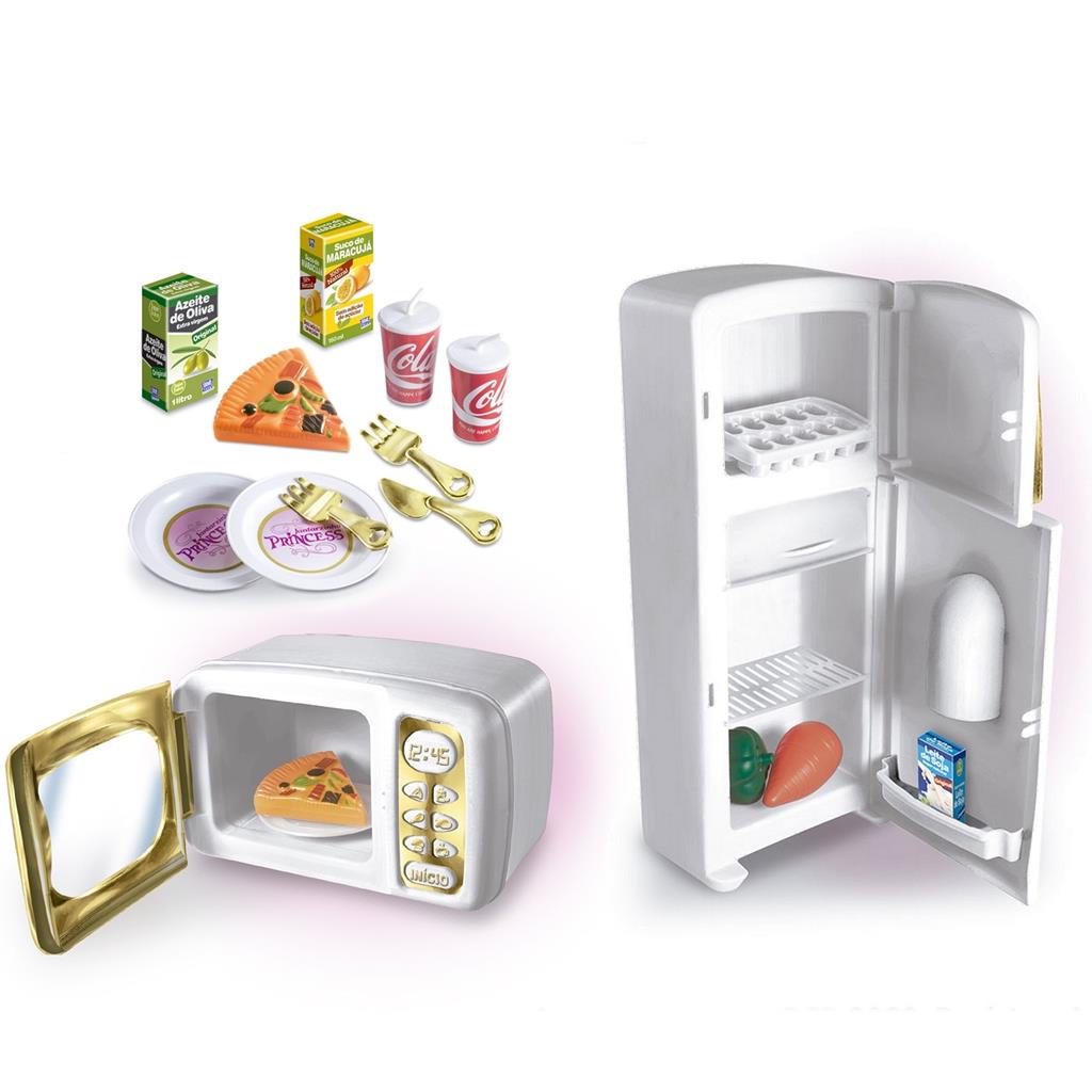 Mini Cozinha - Microondas com Som e Luz - LKC-991 - Fenix - Kits e Gifts