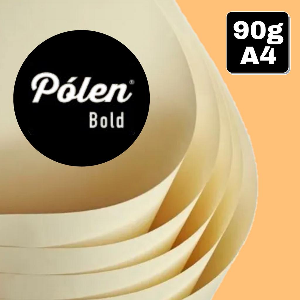 Papel Pólen Bold 90g (A4 100 Fls) p/ Miolo De Caderno Artesanal, Agenda, etc