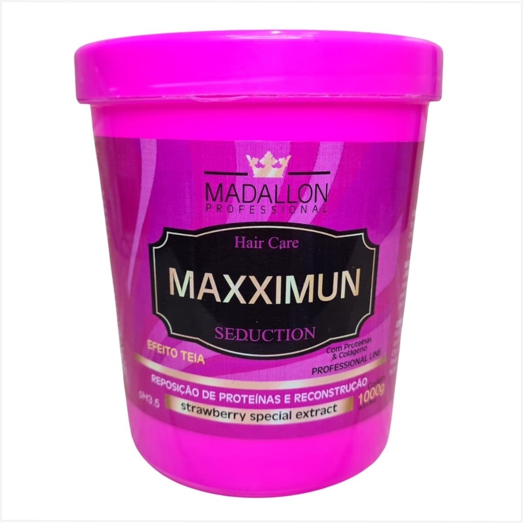 Máscara de Hidratação Maxximun Madallon Efeito Teia 1kg. Pronta Entrega.