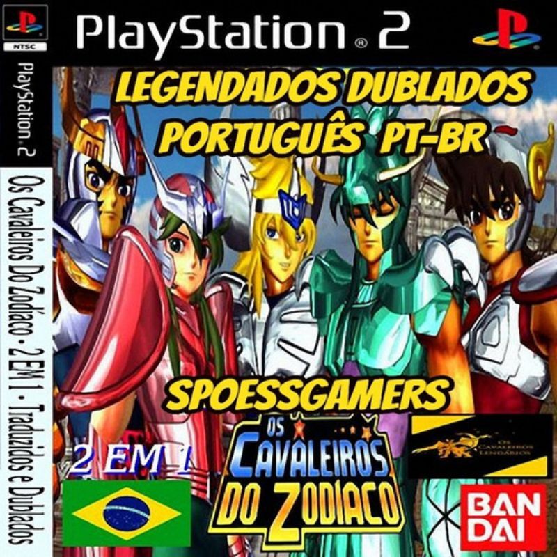 Cavaleiros Do Zodiaco Hades Ps2 + Santuário Dublado Português Playstation 2