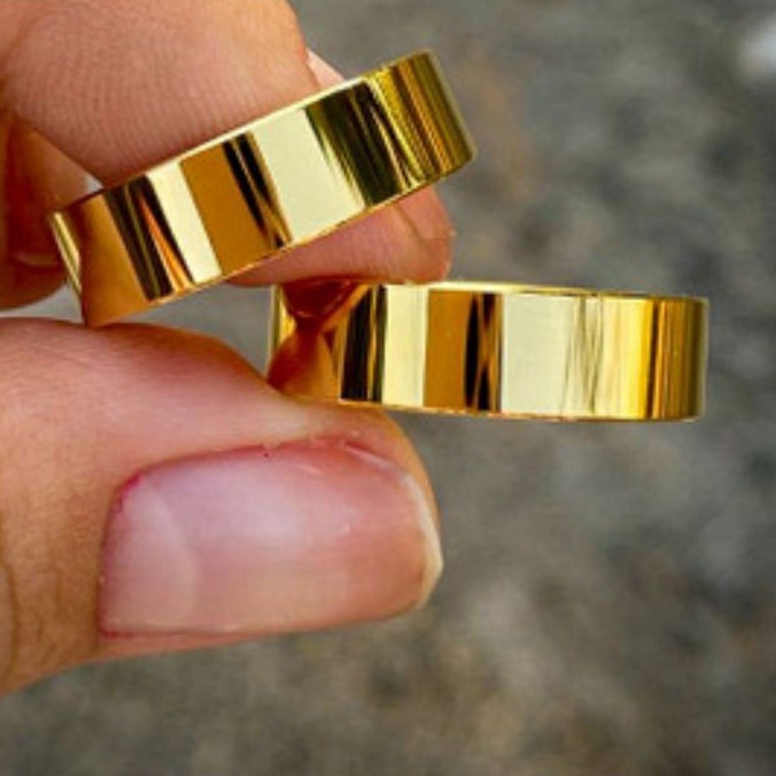 alianças moedas antigas RETA 6mm PROMOÇÃO ler com atenção toda descrição para tamanhos