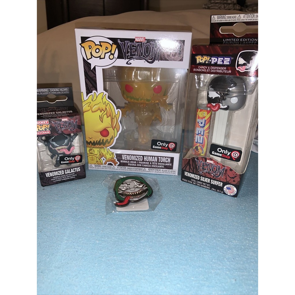 Funko POP Marvel Venom Fantastic Four Venomized Human Torch