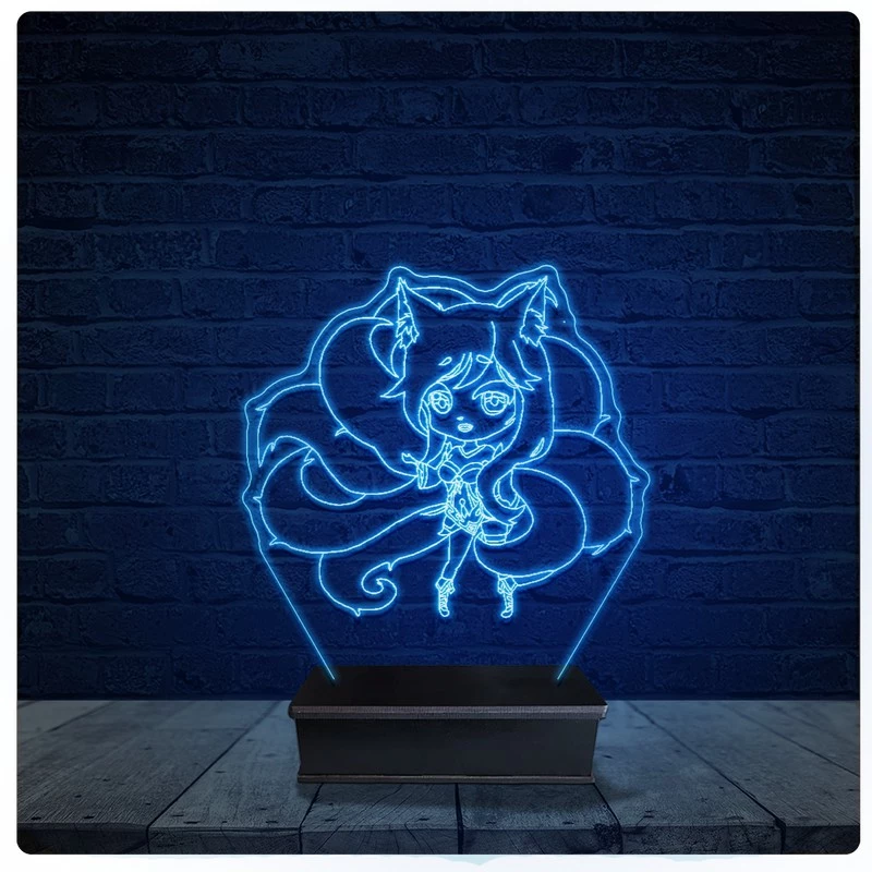 Luminária Led Acrilico Abajur - Princesa Desenho Infantil 21