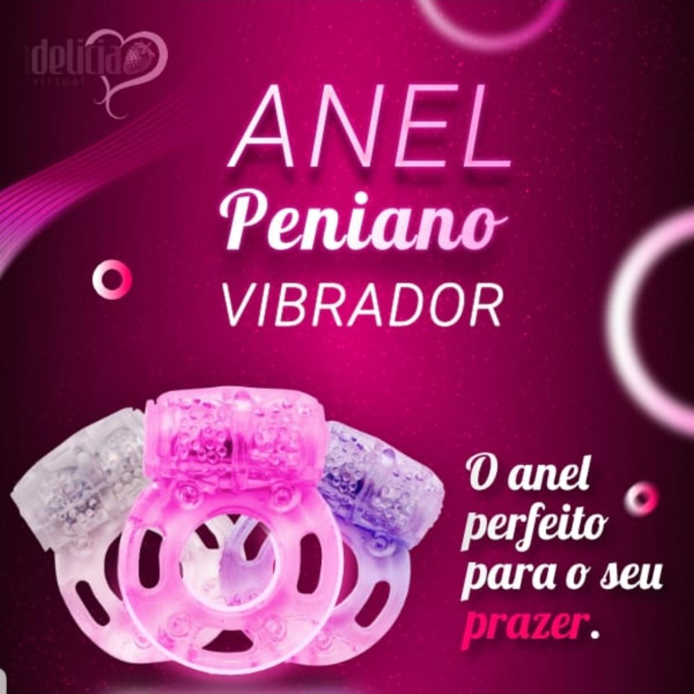 Anel Peniano com vibro em gel macio | Shopee Brasil