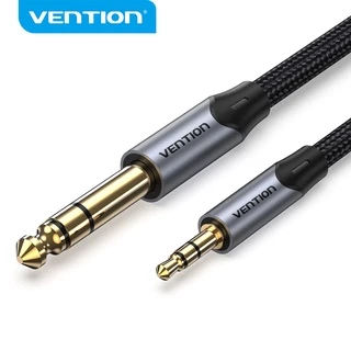 Vention Cabo De Áudio De 3.5 Mm A 6.5 Auxiliar Para Telefone PC DVD Qualidade Hi-Fi