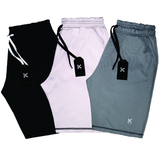 Kit 3 Short Masculino Academia Bermuda Academia Moletom Básica Diagonal Shorts para Academia Corrida Treino com Cordão K Store