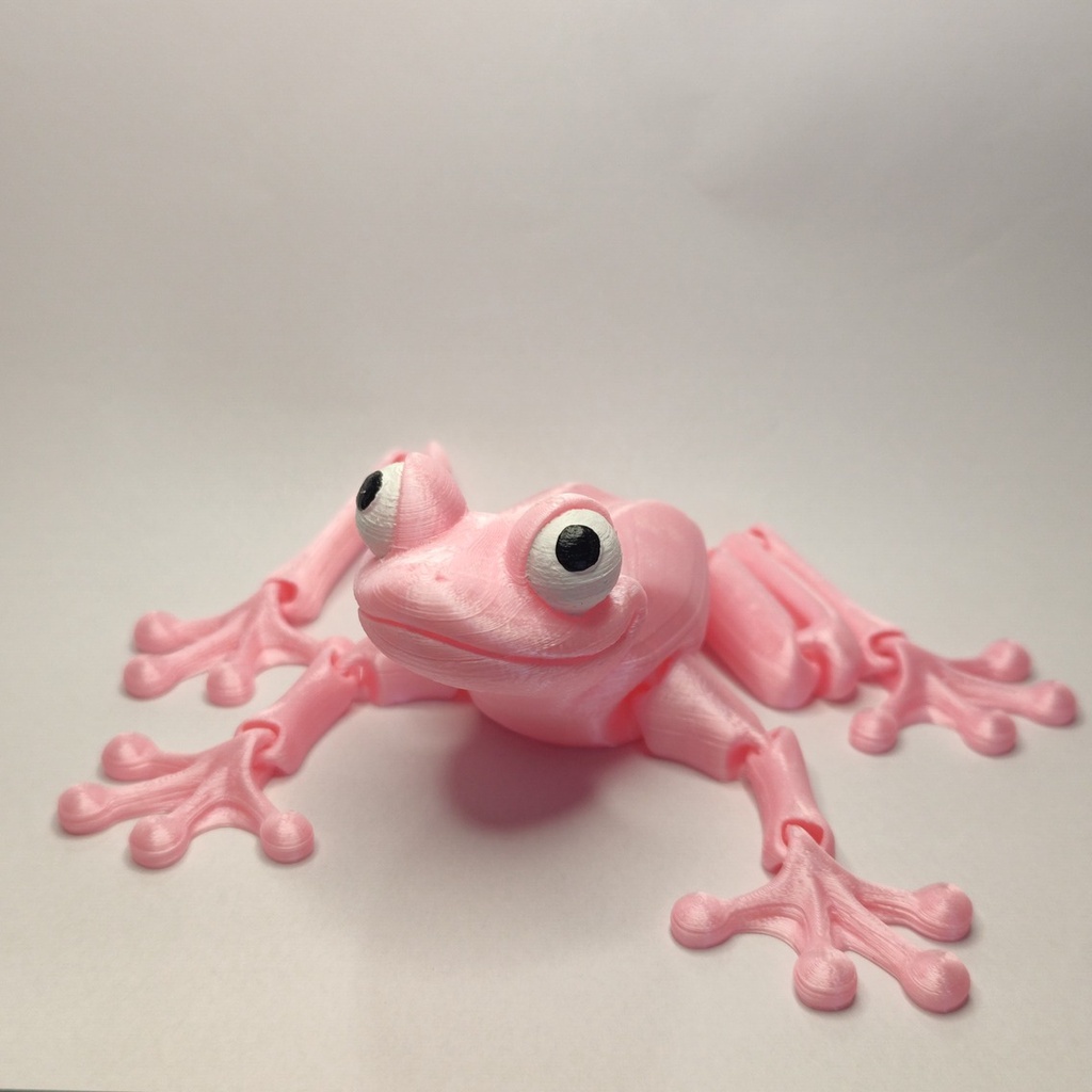 Sapo Articulado Flexível Decoração Geek 3D