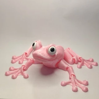 Sapo Articulado Flexível Decoração Geek 3D