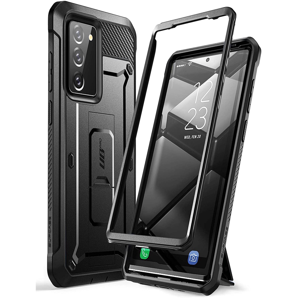SUPCASE - Cover Antishock Samsung Galaxy S23 Ultra Supcase Con Slot Da Pennino Nera Back Unicorn S23u