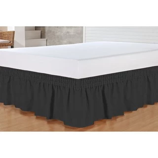 Saia Box Ajustavél Com Elástico Para Cama Padrão,queen E King 100% Poliéster