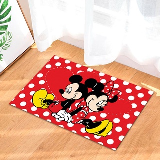 Tapete para Porta Entrada capacho - Mickey E Minnie Love