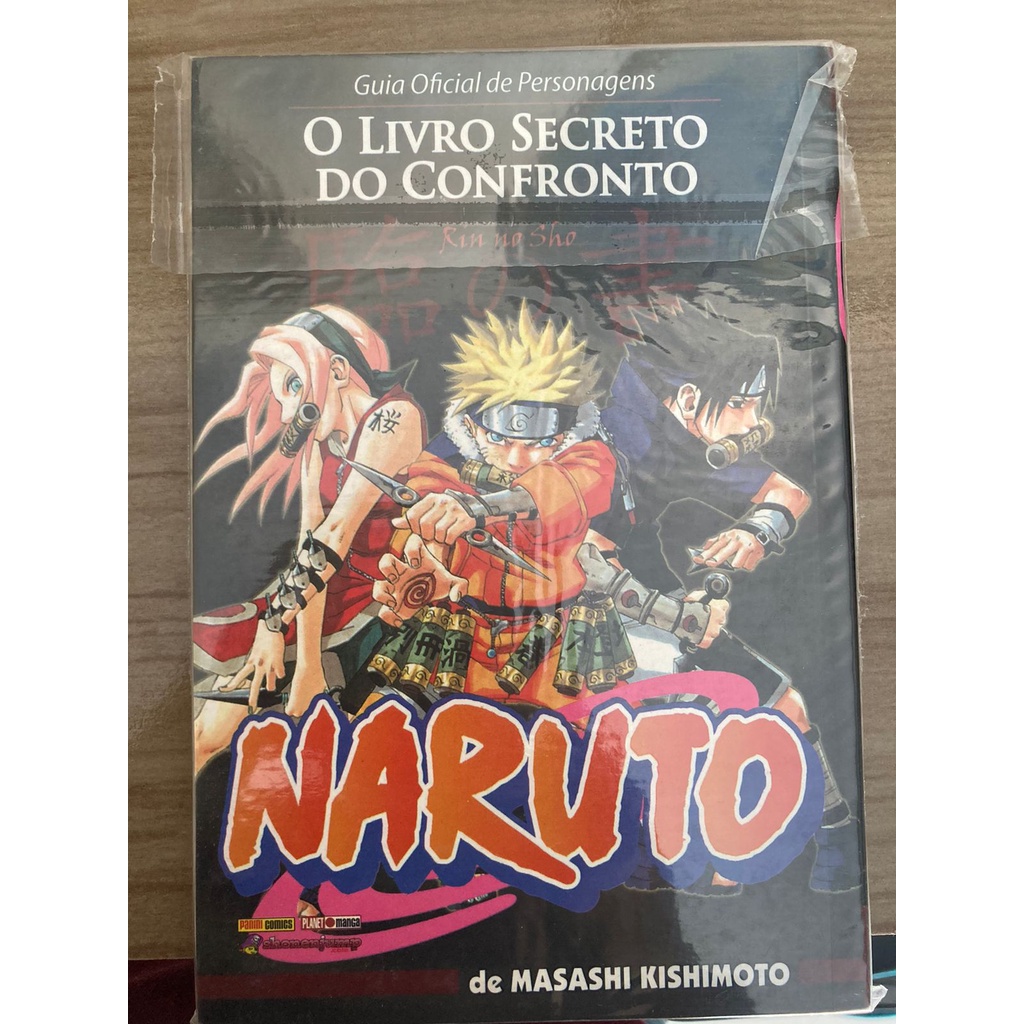 Naruto: Guia Oficial De Personagens - O Livro Secreto Do Confronto