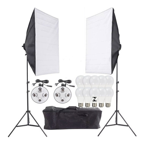 Softbox Iluminação Quadruplo Softbox Estudio Youtubers Shopee Brasil