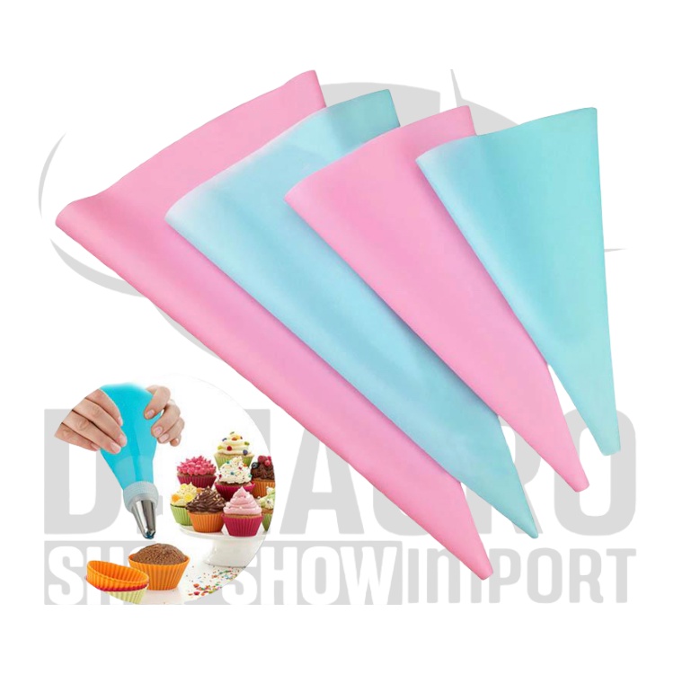 Saco de Confeitar de Silicone Lavável e Reutilizável - ABECS
