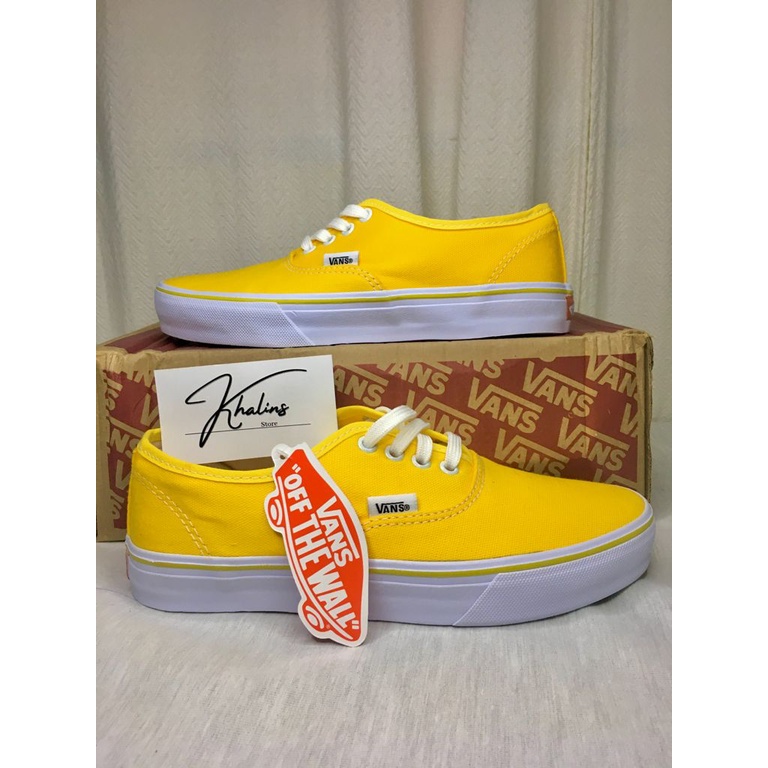 Tenis vans sale feminino amarelo