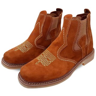 Bota Country Botina Masculino Texana Social Bico Quadrado