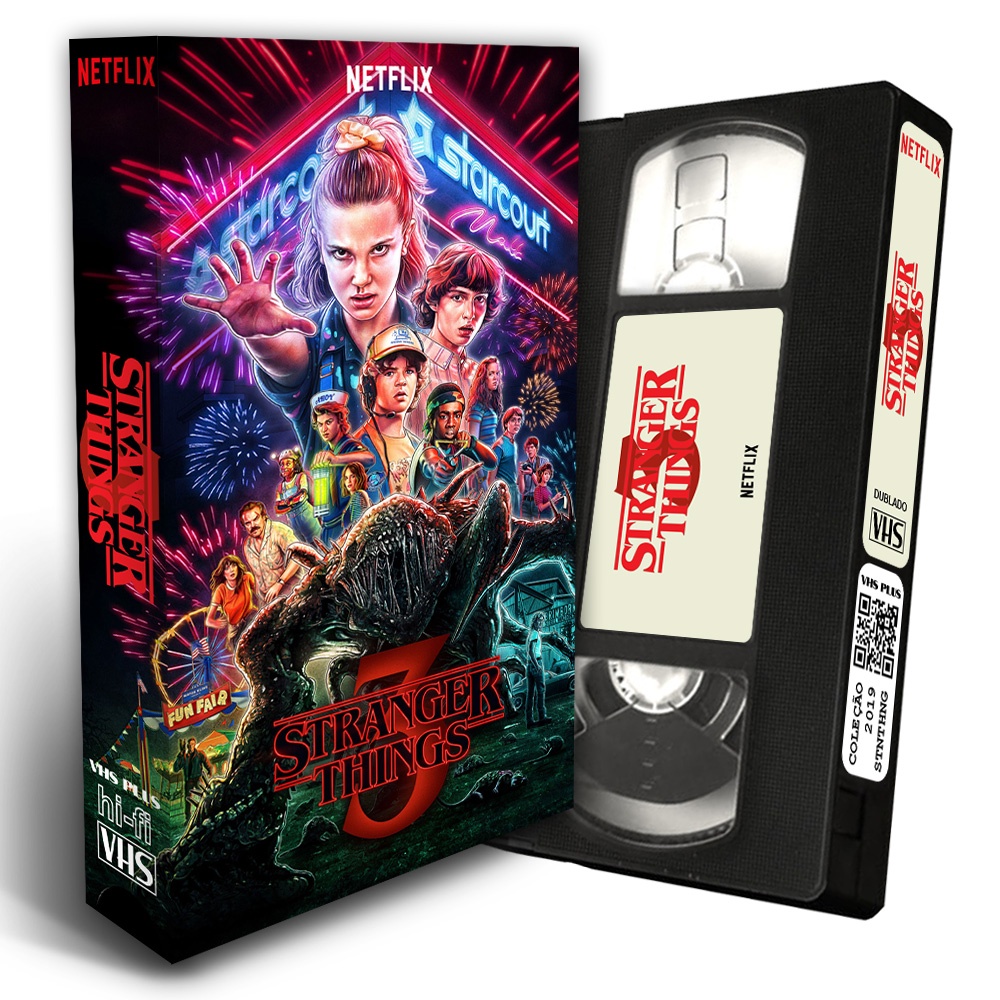VHS Stranger Things 3 Shopee Brasil
