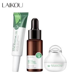 Laikou Creme Removedor De Acne Para Remoção De Manchas / Creme De Controle De Oleosidade 3pçs